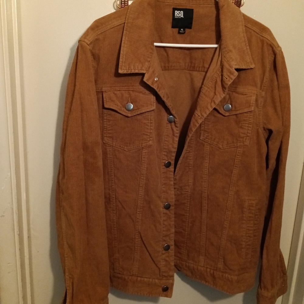 Brown curdoroy jacket